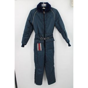 VTG Walls Zero- Zone Insulated Outerwear Snowsuit Snowmobile Coveralls L 14/16